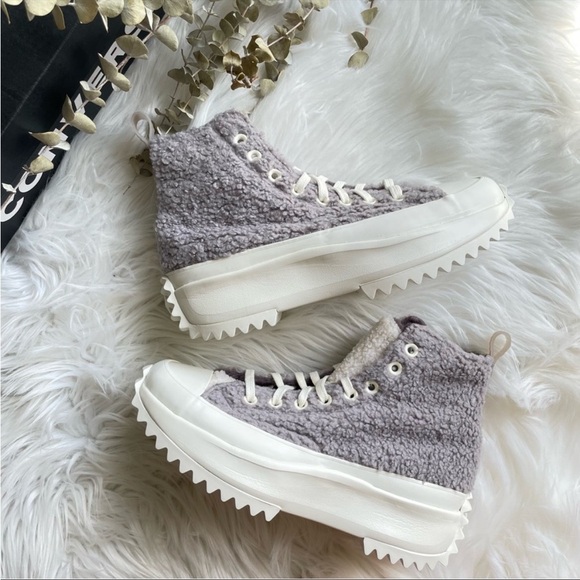 Converse Run Star Hike Sherpa Platform Vapor Mauve PRICE FIRM - Picture 7 of 16